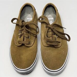 Vans Chima Ferguson Pro Youth Size 4.5 Cumin Brown Suede Skateboard Casual Shoes